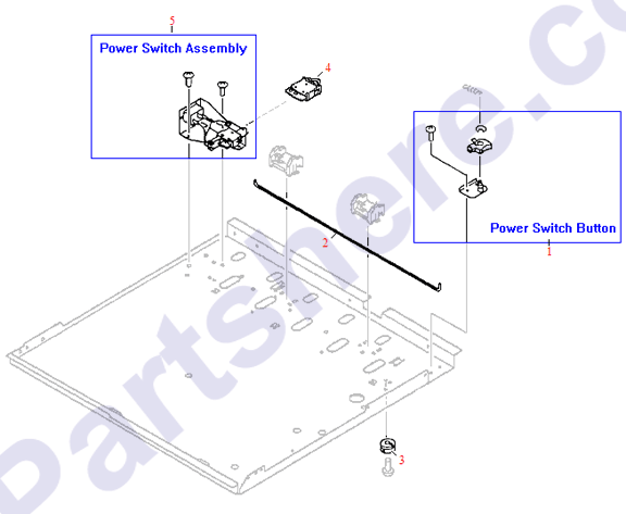 HP parts picture diagram for RB1-0692-000CN, RB1-0811-000CN, RG5-0128-000CN, RH7-6020-000CN